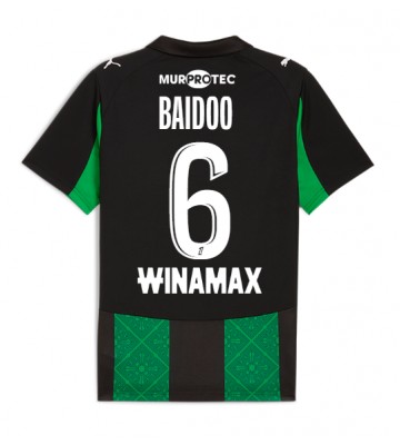 RC Lens Samson Baidoo #6 Udebanetrøje 2025-26 Kortærmet
